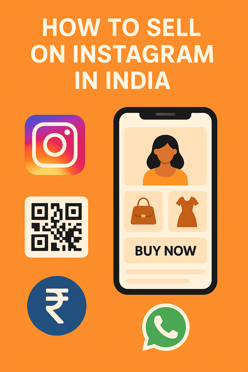 Workflow showing how to sell on Instagram in India